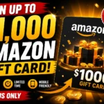 Win up to $1000 towards an Amazon GiftCard